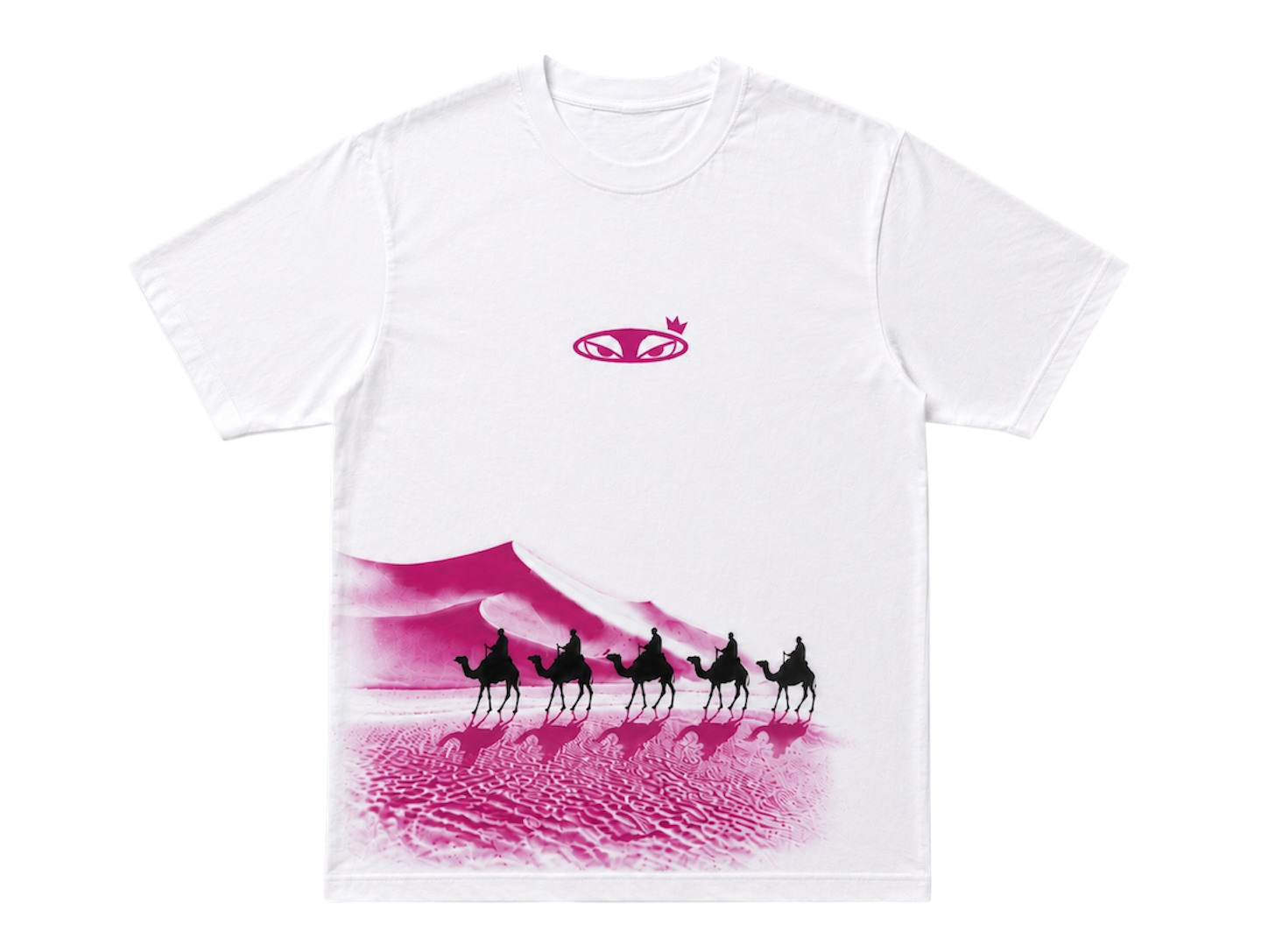 T-shirt blanc et rose Zyco