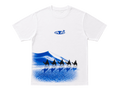 T-shirt blanc et bleu zyco