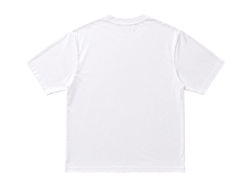 T-shirt blanc et bleu zyco